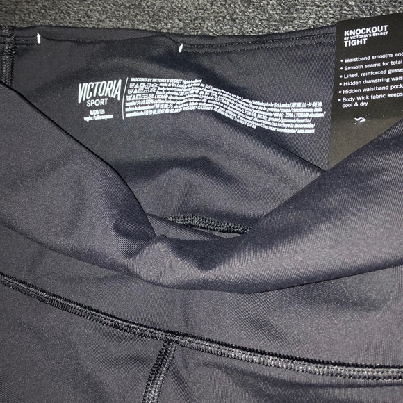 Brand new black Victoria secret high rise leggings - Picture 4 of 8